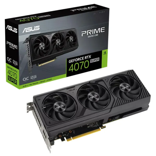 ASUS Prime GeForce RTX™ 4070 SUPER OC Edition - 12GB GDDR6X