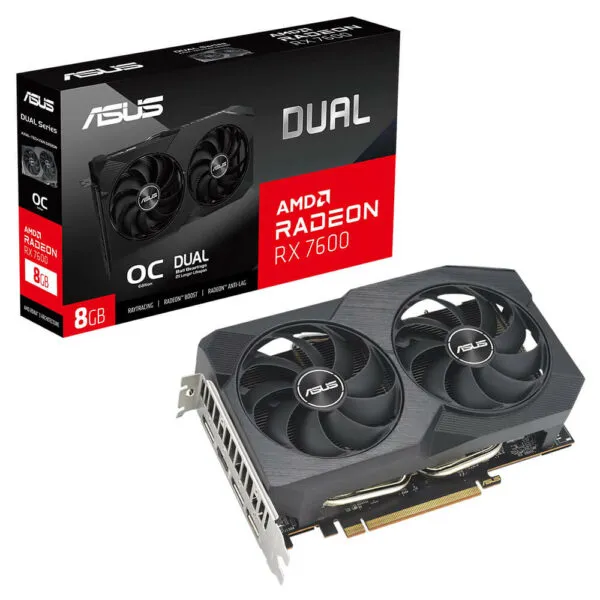 ASUS Dual Radeon™ RX 7600 V2 OC Edition - 8GB GDDR6