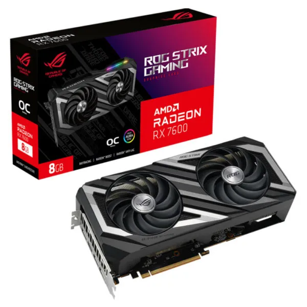 Asus ROG Strix Radeon™ RX 7600 OC Edition - 8GB GDDR6