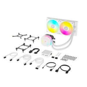 Corsair iCUE LINK TITAN 240 RX RGB White H2 Corsair iCUE LINK TITAN 240 RX RGB White - 240mm Liquid CPU Cooler