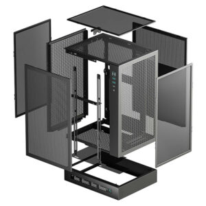 DeepCool CH170 Digital Black H11 Deepcool CH170 DIGITAL - High-airflow Mini-ITX Case