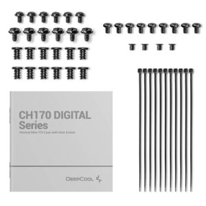 DeepCool CH170 Digital Black H12 Deepcool CH170 DIGITAL - High-airflow Mini-ITX Case