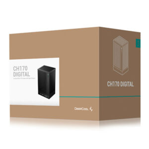 DeepCool CH170 Digital Black H13 Deepcool CH170 DIGITAL - High-airflow Mini-ITX Case