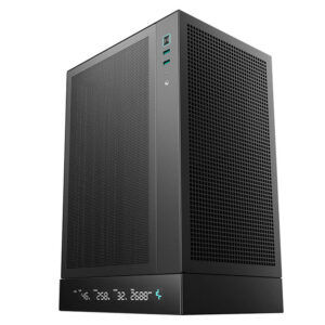 DeepCool CH170 Digital Black H2 Deepcool CH170 DIGITAL - High-airflow Mini-ITX Case