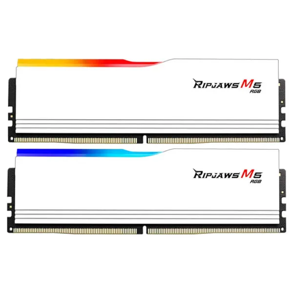 GSkill Ripjaws M5 RGB White - 32GB (2x16GB) DDR5 - Bus 6400MHz Cas 36 (F5-6400J3648F16GX2-RM5RW)