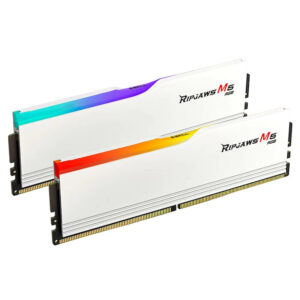 GSkill Ripjaws M5 RGB White H3 GSkill Ripjaws M5 RGB White - 32GB (2x16GB) DDR5 - Bus 6000MHz Cas 36 (F5-6000J3636F16GX2-RM5RW)