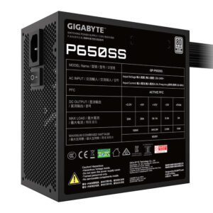 Gigabyte P650SS H6 Gigabyte P650SS - 650W 80+ Silver - Single Rail