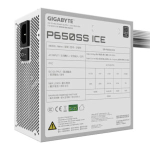 Gigabyte P650SS ICE H5 Gigabyte P650SS ICE - 650W 80+ Silver - Single Rail