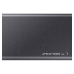 Samsung T7 Portable Gray H4 Samsung T7 Portable 2TB Gray - Portable SSD USB 3.2 Gen 2 - MU-PC2T0T/WW