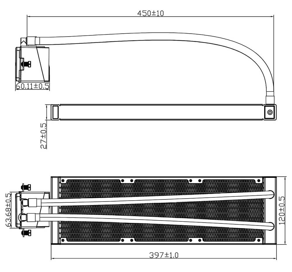 Thermalright Frozen Infinity 360 BLACK ARGB - AIO CPU Cooler