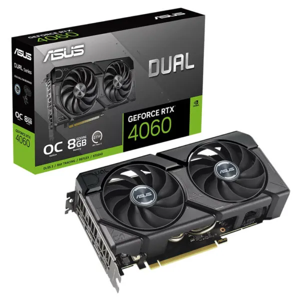 ASUS Dual GeForce RTX 4060 EVO OC Edition 8GB GDDR6