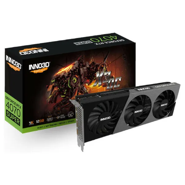 INNO3D GEFORCE RTX™ 4070 SUPER X3 OC - 12GB GDDR6X