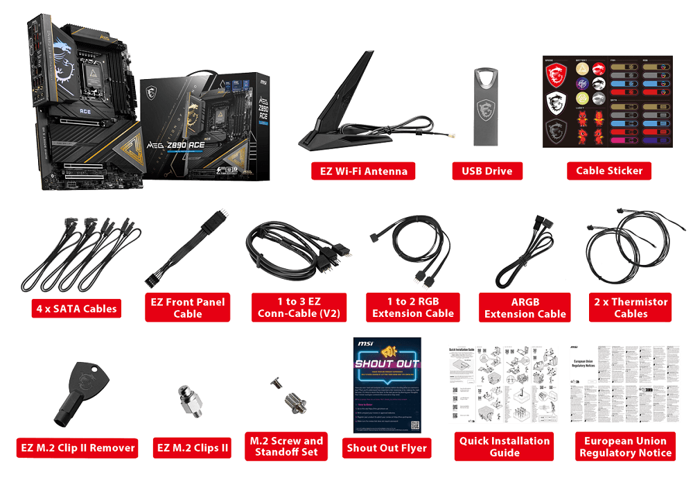 MEG Z890 ACE MSI MEG Z890 ACE - Socket 1851