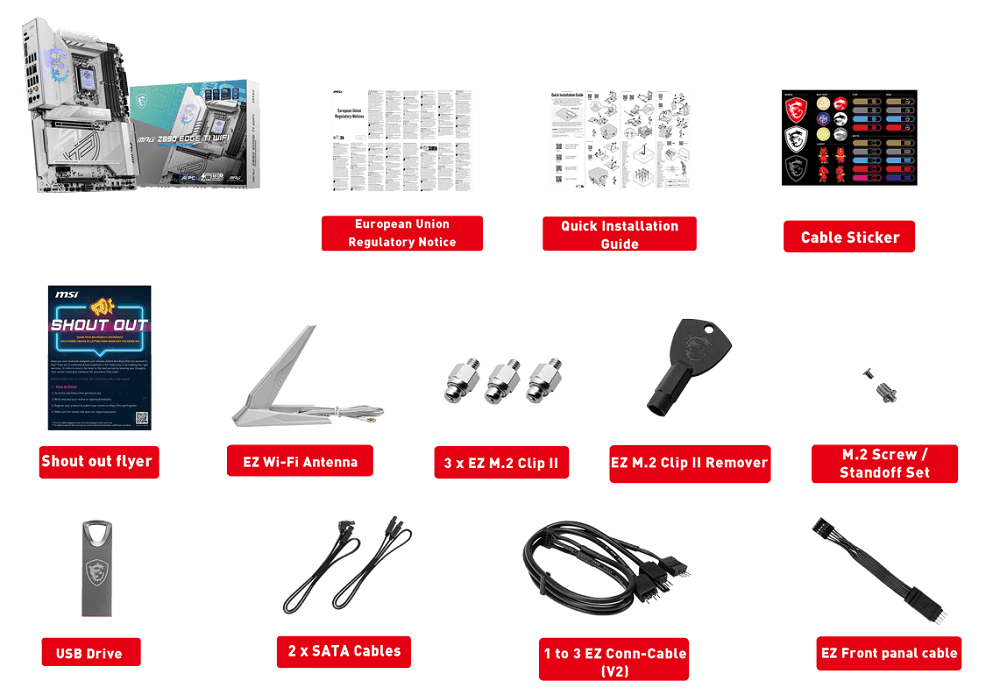 MPG Z890 EDGE TI WIFI MSI MPG Z890 EDGE TI WIFI - Socket 1851