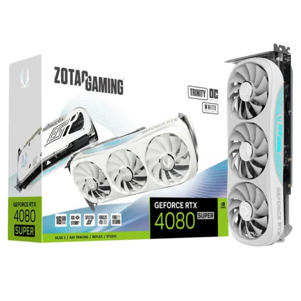 ZOTAC GAMING GeForce RTX 4080 SUPER Trinity OC White Edition 16GB GDDR6X - 16GB GDDR6X