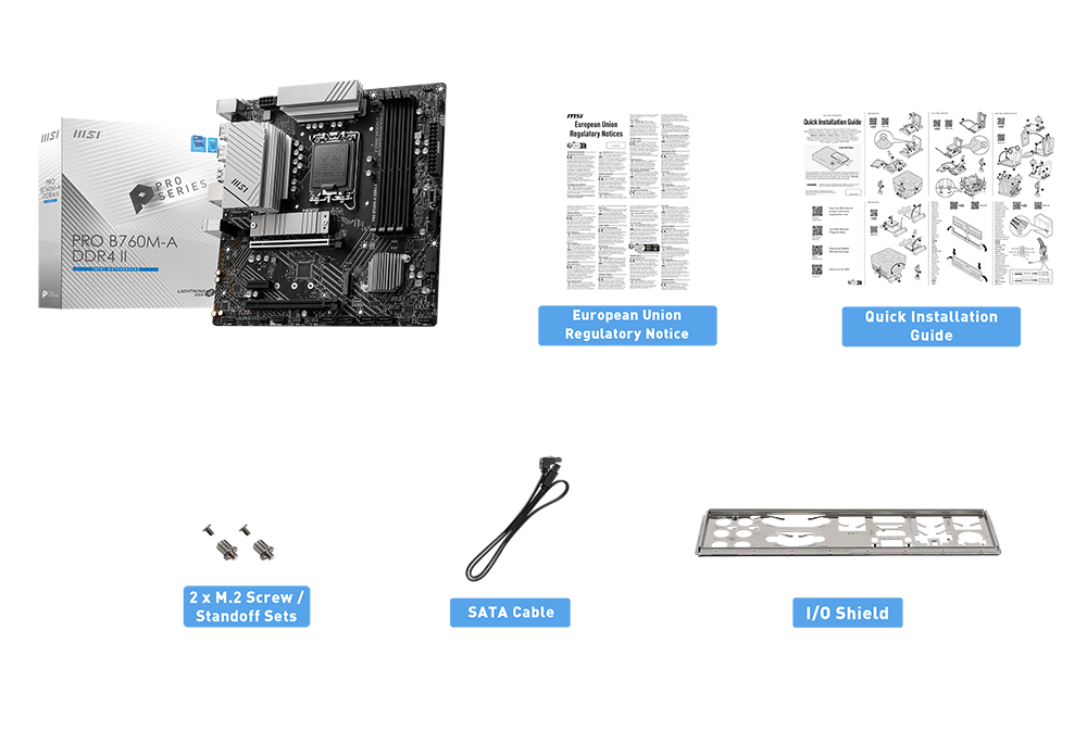 MSI PRO B760M-A DDR4 II - Socket 1700