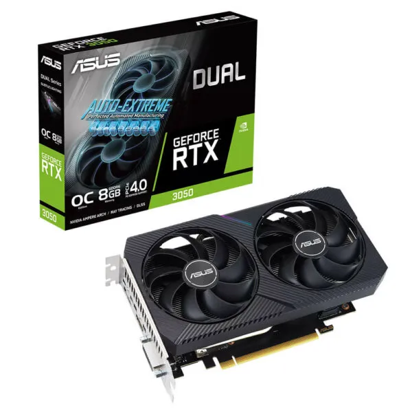 ASUS Dual GeForce RTX 3050 V2 OC Edition 8GB GDDR6