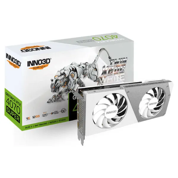 INNO3D GeForce RTX 4070 SUPER TWIN X2 OC WHITE