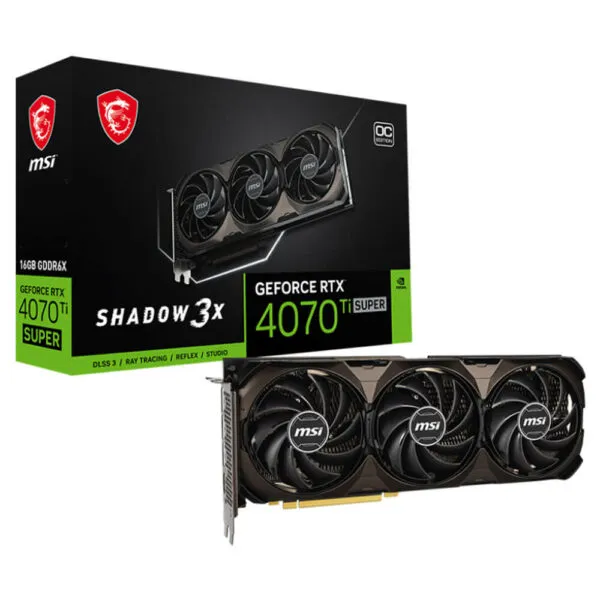 MSI GeForce RTX 4070 Ti SUPER 16G SHADOW 3X OC