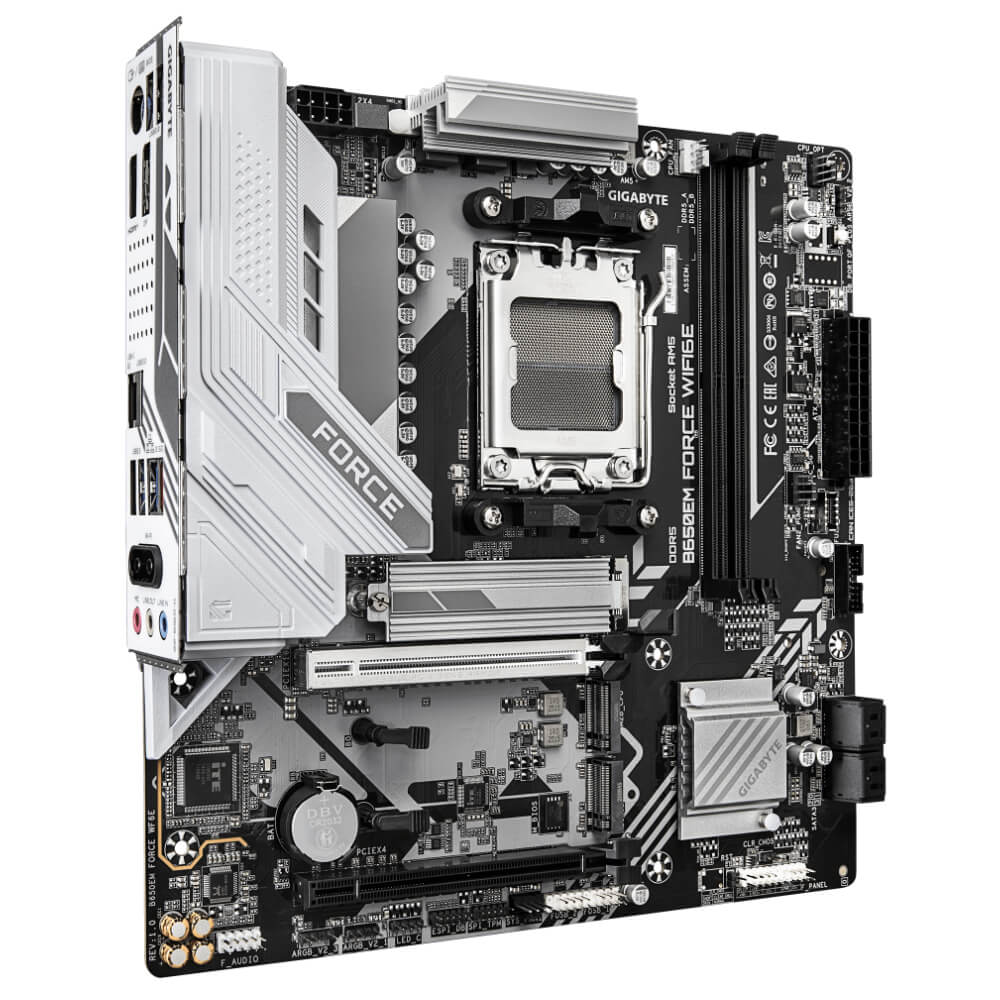 Gigabyte B650EM FORCE WIFI6E H3 Gigabyte B650EM FORCE WIFI6E - Socket AM5 - Ảnh 3