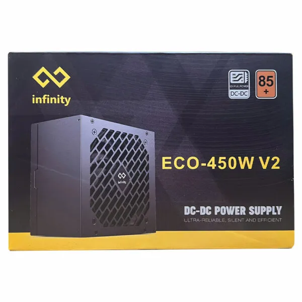 Infinity ECO 450W V2 – DC to DC – Hiệu suất 85% – Active PFC – Single Rail