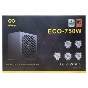 Infinity ECO 750W H02 Infinity ECO 750W – DC to DC – Hiệu suất 85% – Active PFC – Single Rail