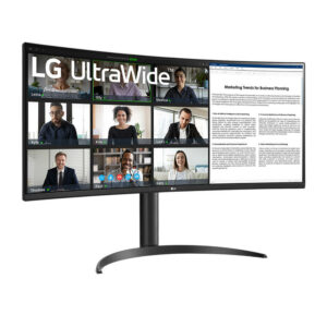 LG 34WR55QC B H3 LG UltraWide 34WR55QC-B - 34 inch WQHD VA | 100Hz | 5ms | USB Type-C | Cruved | Gaming Monitor