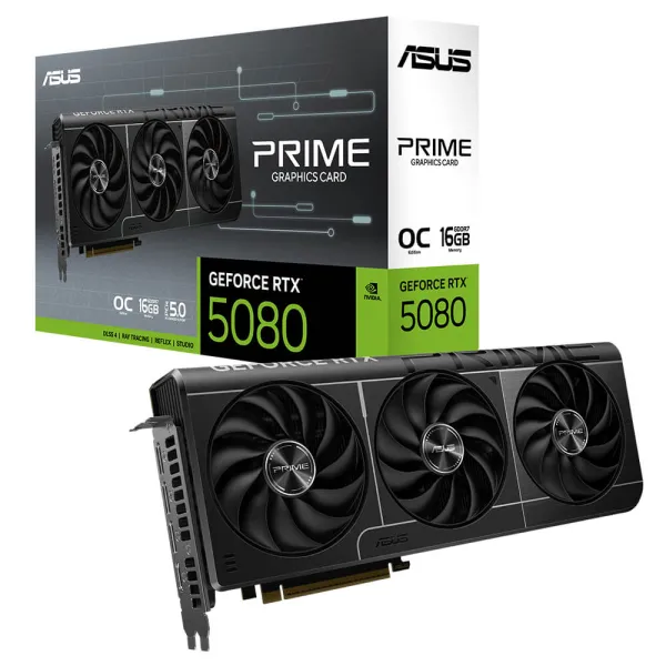 ASUS PRIME GeForce RTX™ 5080 OC Edition - 16GB GDDR7