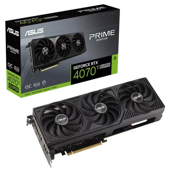 ASUS Prime GeForce RTX™ 4070 Ti SUPER OC Edition - 16GB GDDR6