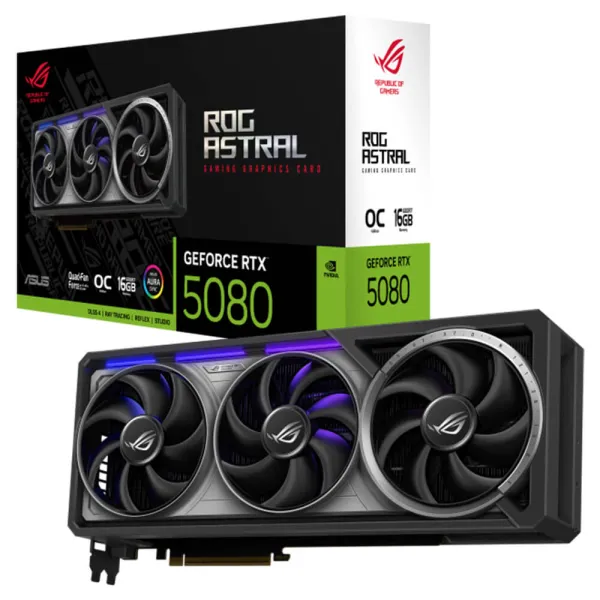 ASUS ROG Astral GeForce RTX™ 5080 OC Edition - 16GB GDDR7