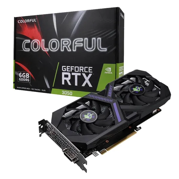 Colorful GeForce RTX 3050 6GB-V - 6GB GDDR6