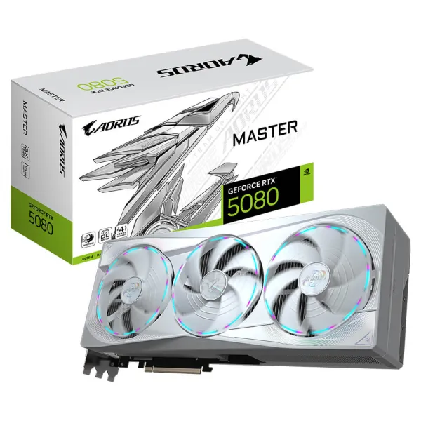 Gigabyte AORUS GeForce RTX™ 5080 MASTER ICE 16G - 16GB GDDR7