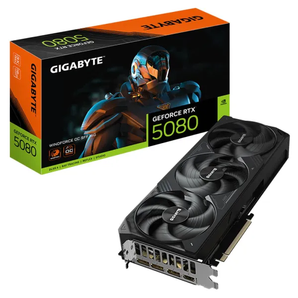 Gigabyte GeForce RTX™ 5080 WINDFORCE OC SFF 16G - 16GB GDDR7