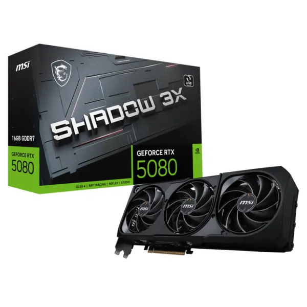 MSI GeForce RTX™ 5080 16G SHADOW 3X - 16GB GDDR7