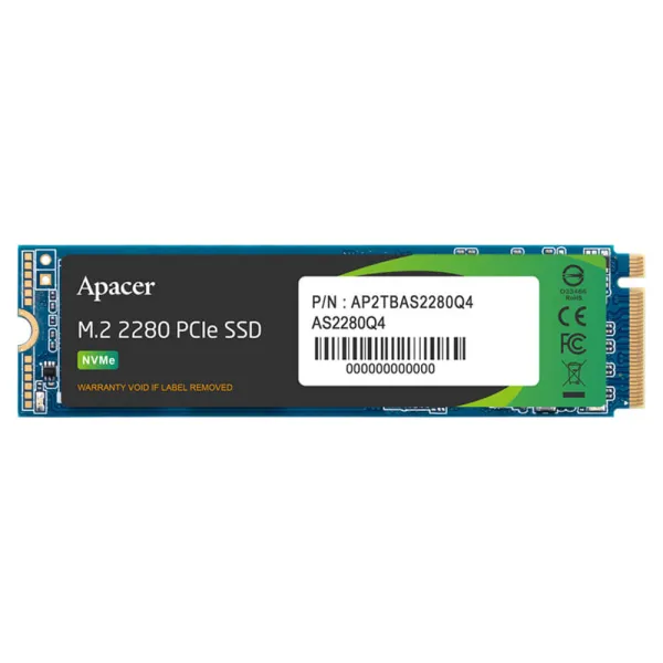 Apacer AS2280Q4 500GB - NVMe PCIe Gen 4x4 SSD