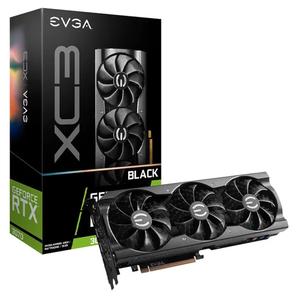 Cũ - EVGA GeForce RTX™ 3070 XC3 BLACK GAMING - 8GB GDDR6