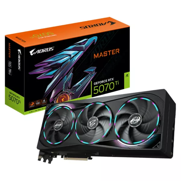 Gigabyte AORUS GeForce RTX™ 5070 Ti MASTER 16G - 16GB GDDR7