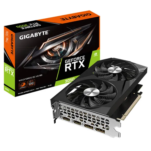 Gigabyte GeForce RTX™ 3050 WINDFORCE OC V2 8G - 8GB GDDR6