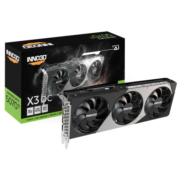 INNO3D GeForce RTX™ 5070 Ti X3 OC - 16GB GDDR7