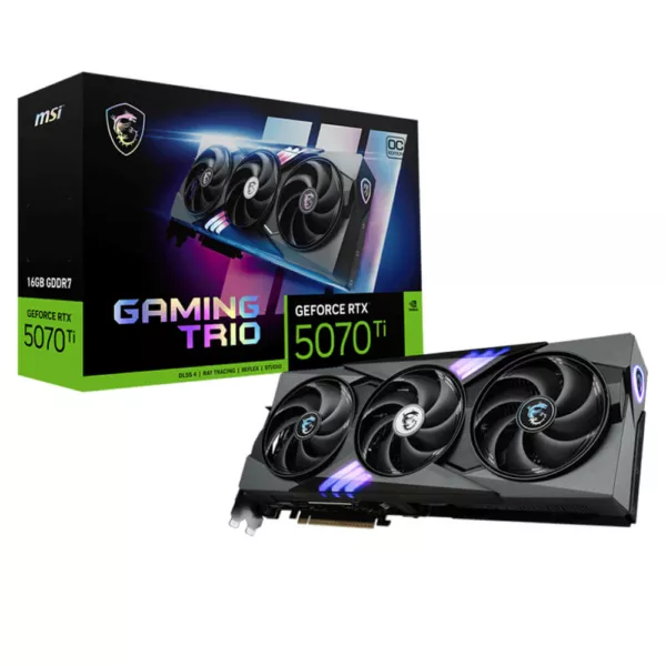 MSI GeForce RTX™ 5070 Ti 16G GAMING TRIO OC PLUS - 16GB GDDR7