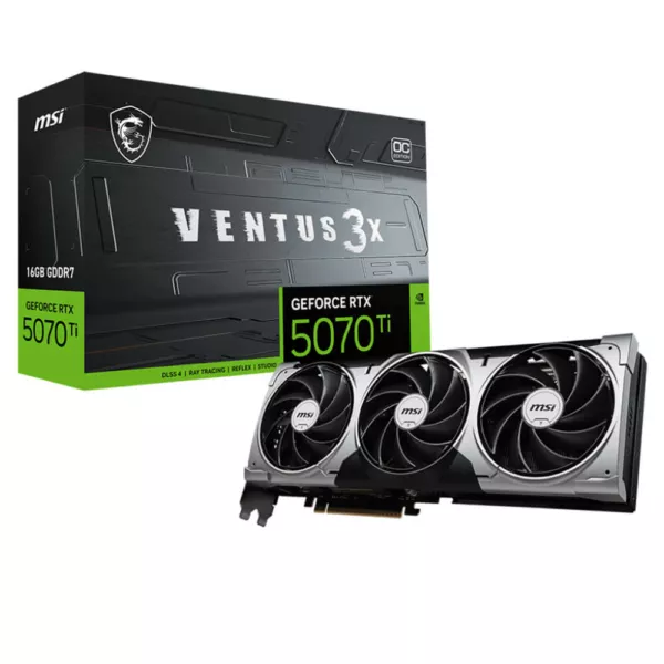 MSI GeForce RTX™ 5070 Ti 16G VENTUS 3X OC - 16GB GDDR7