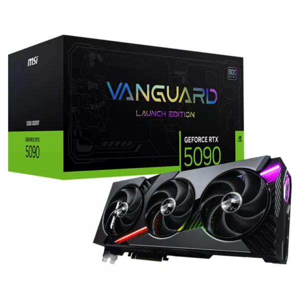 MSI GeForce RTX™ 5090 32G VANGUARD SOC LAUNCH EDITION - 32GB GDDR7