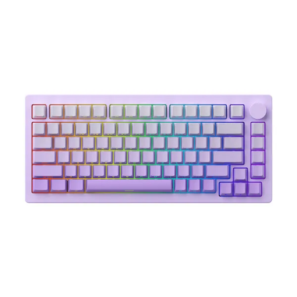 MonsGeek M1W HE-SP V3 Lilac Purple (Magnetic Switches – 8K Hz Polling Rate Wired USB-C – Multi mode) - Gaming Mechanical Keyboard