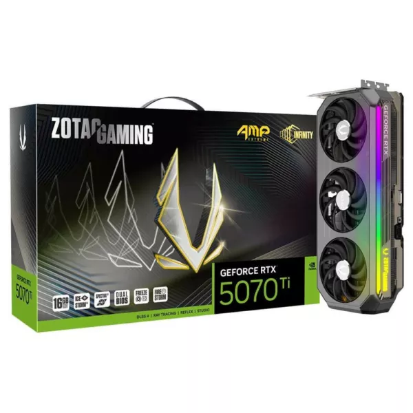 ZOTAC GAMING GeForce RTX 5070 Ti AMP Extreme INFINITY - 16GB GDDR7