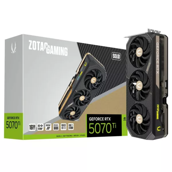 ZOTAC GAMING GeForce RTX 5070 Ti SOLID - 16GB GDDR7