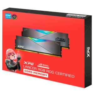 ADATA XPG LANCER RGB ROG DDR5 H5 ADATA LANCER RGB ROG CERTIFIED DDR5 - 32GB (2x16GB) DDR5 - Bus 6600MHz Cas 32