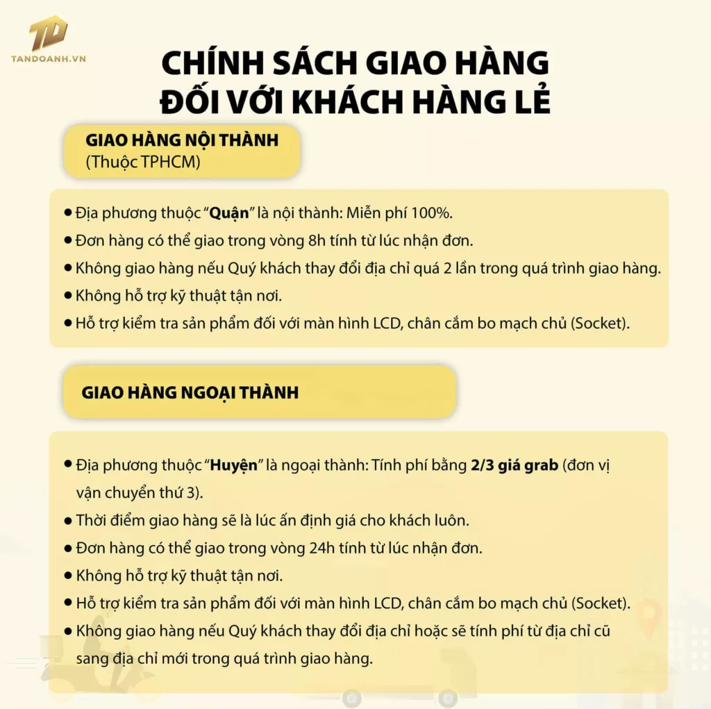 Chính sách Vận Chuyển