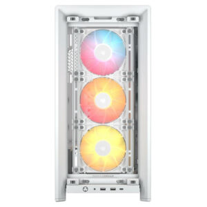 Corsair FRAME 4000D RS ARGB White H2 Corsair FRAME 4000D RS ARGB White - Modular Mid-Tower PC Case