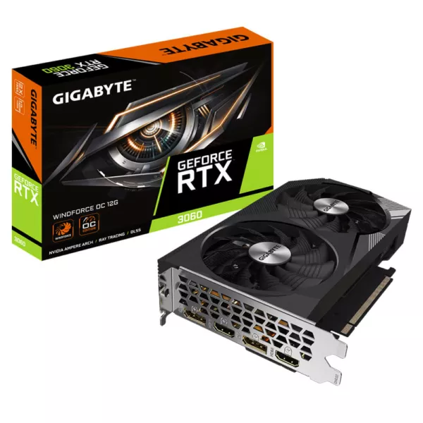 Gigabyte GeForce RTX™ 3060 WINDFORCE OC 12G - 12GB GDDR6 V2