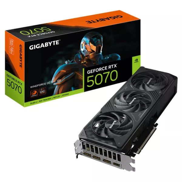 Gigabyte GeForce RTX™ 5070 WINDFORCE OC SFF 12G - 12GB GDDR7